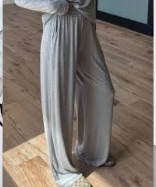 Aurelia Drape Premium Wide-Leg Pants