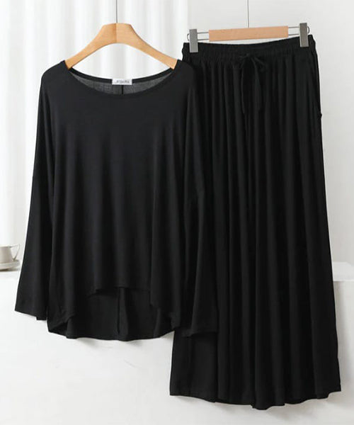 Maroon V-Neck Women's Premium Night Suit PJ Set