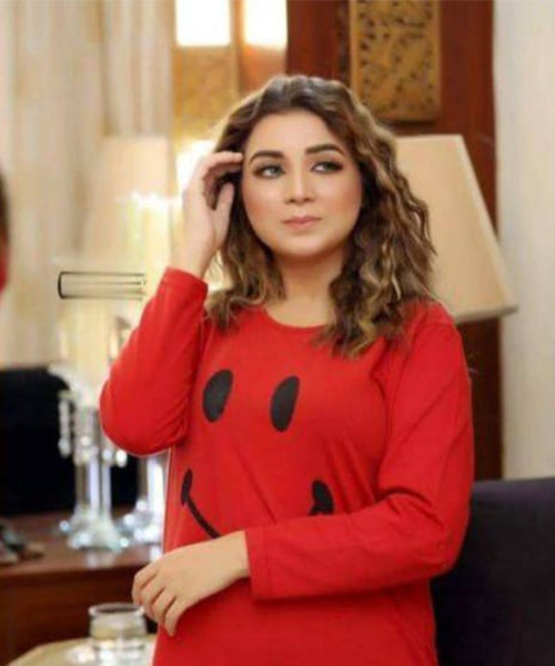 Cheerful Red Smiley Pajama Set – Comfy, Cute & Confident!